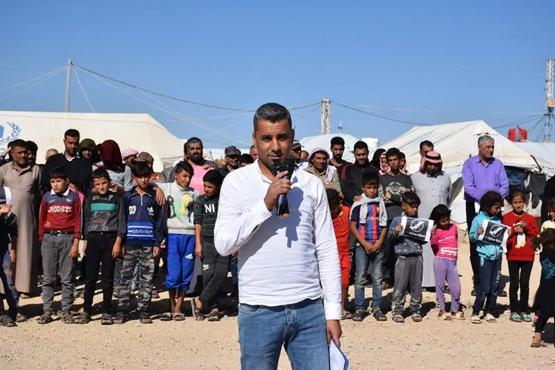 المهجّرون في مخيم نوروز: الهجمات لن تثنينا عن المقاومة حتى تحرير مناطقنا