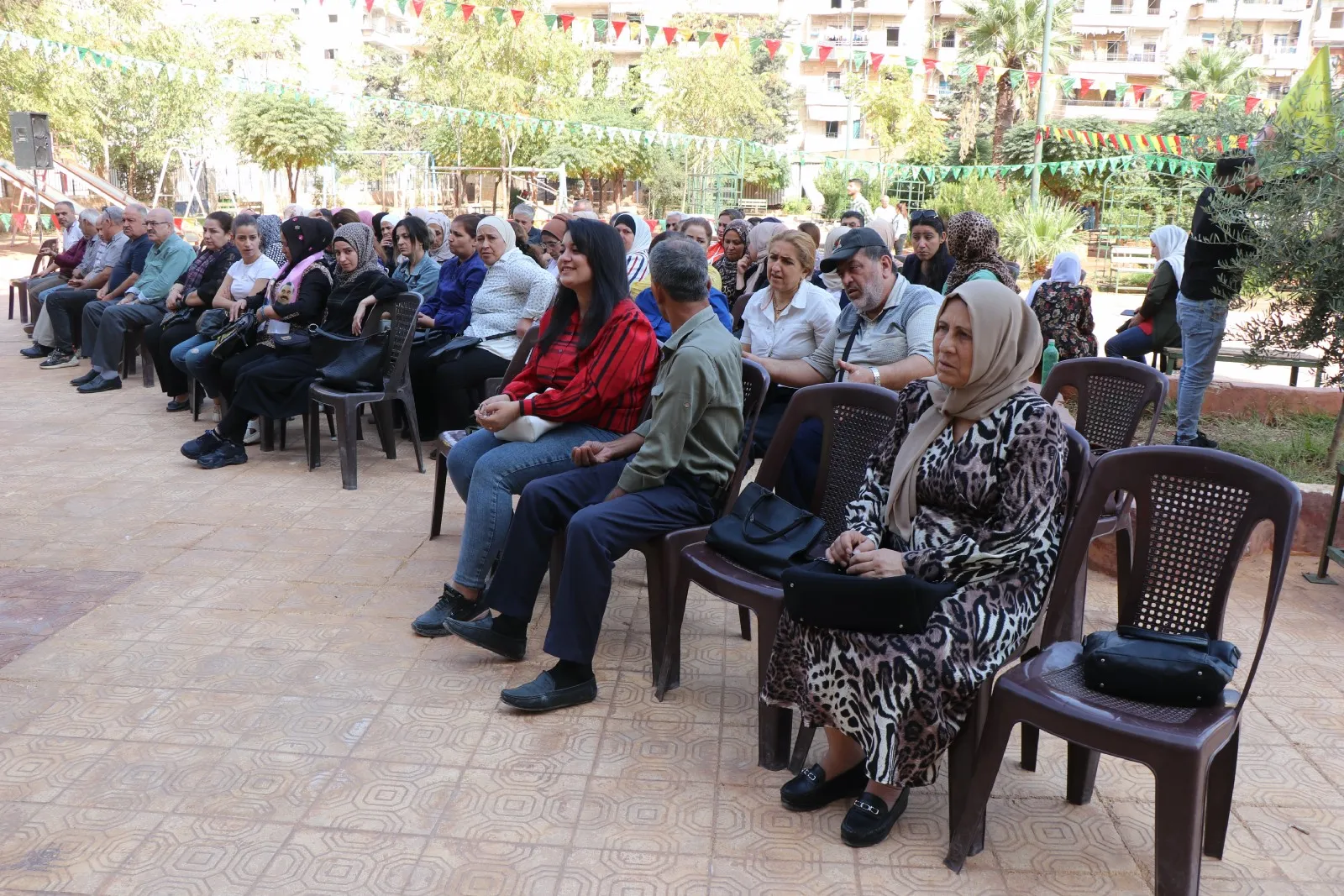 خيمة اعتصام في حلب تنديداً بالمؤامرة الدولية