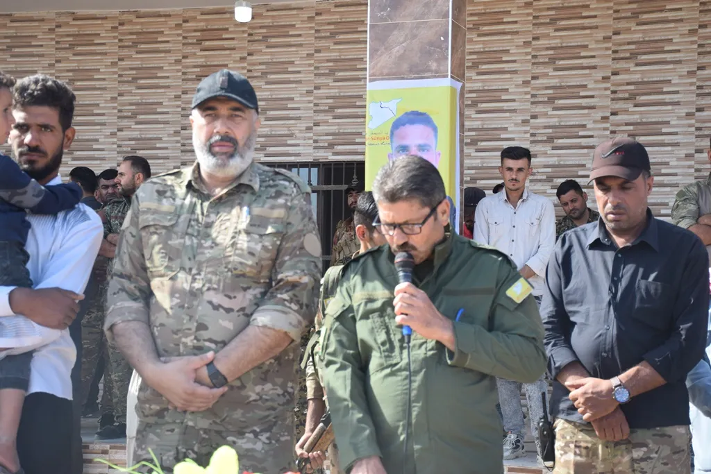 ​​​​​​​جثمانا شهيدين لقسد يواريا الثرى في الشدادي