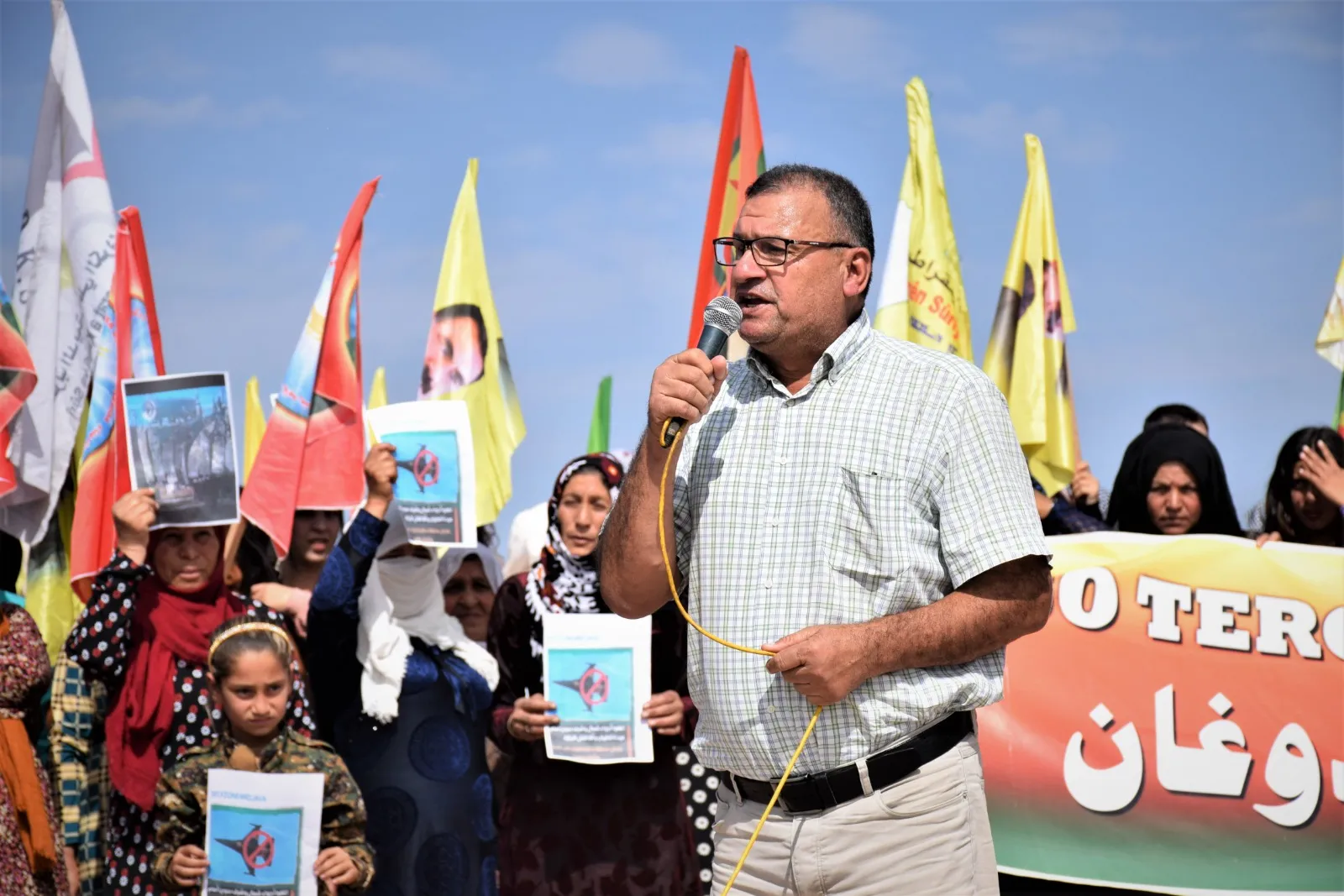 ​​​​​​​الآلاف في إقليم الجزيرة ينددون بهجمات الاحتلال ويؤكدون على النضال والمقاومة