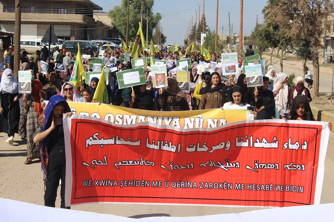 ​​​​​​​الآلاف في إقليم الجزيرة ينددون بهجمات الاحتلال ويؤكدون على النضال والمقاومة