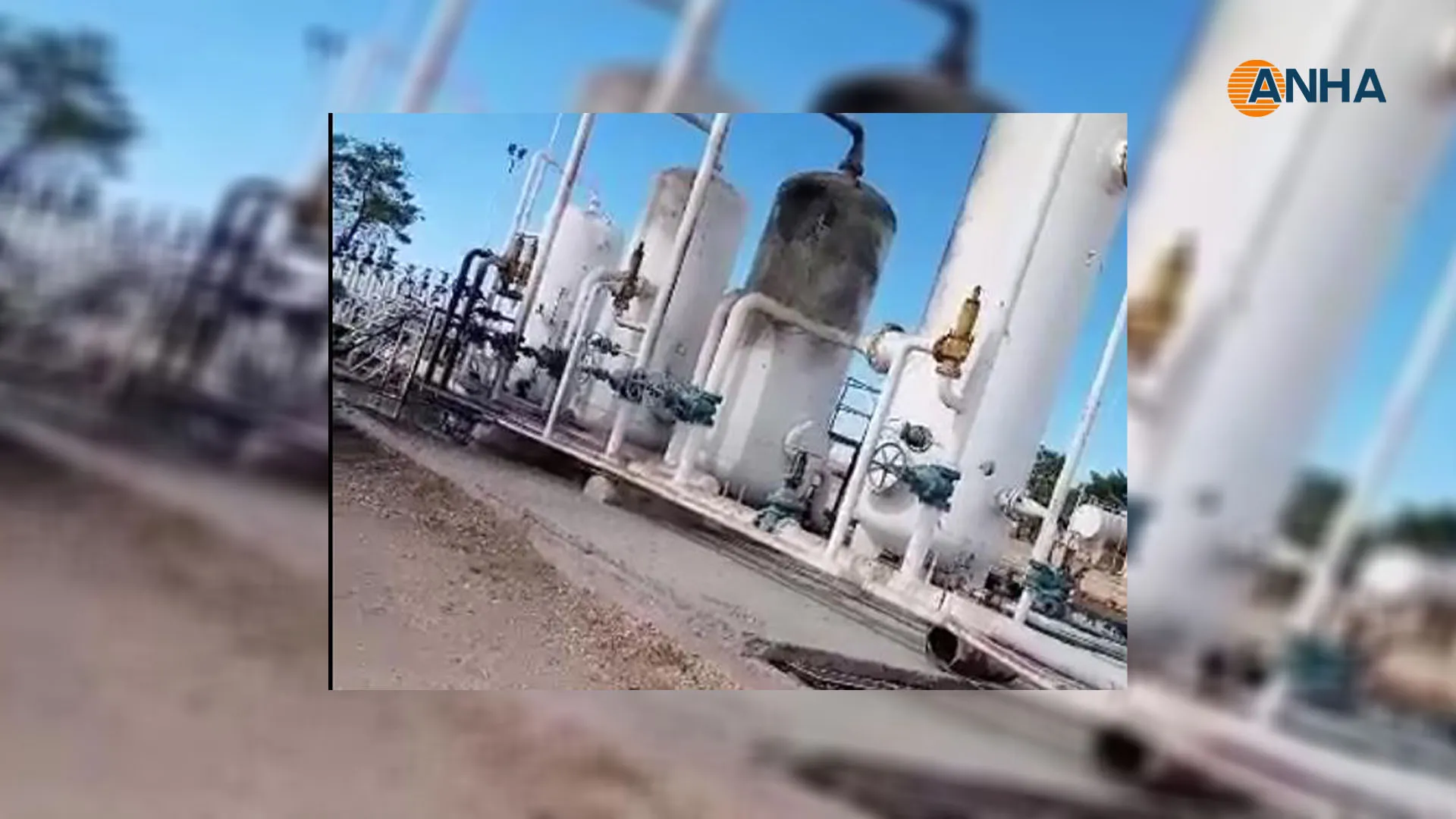 القصف التركي يطال محطة آل قوس النفطية  