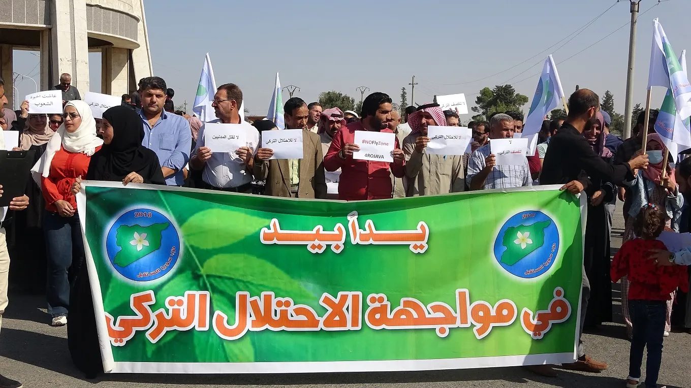 ​​​​​​​إدانات شعبية واسعة للهجمات التركية في شمال وشرق سوريا