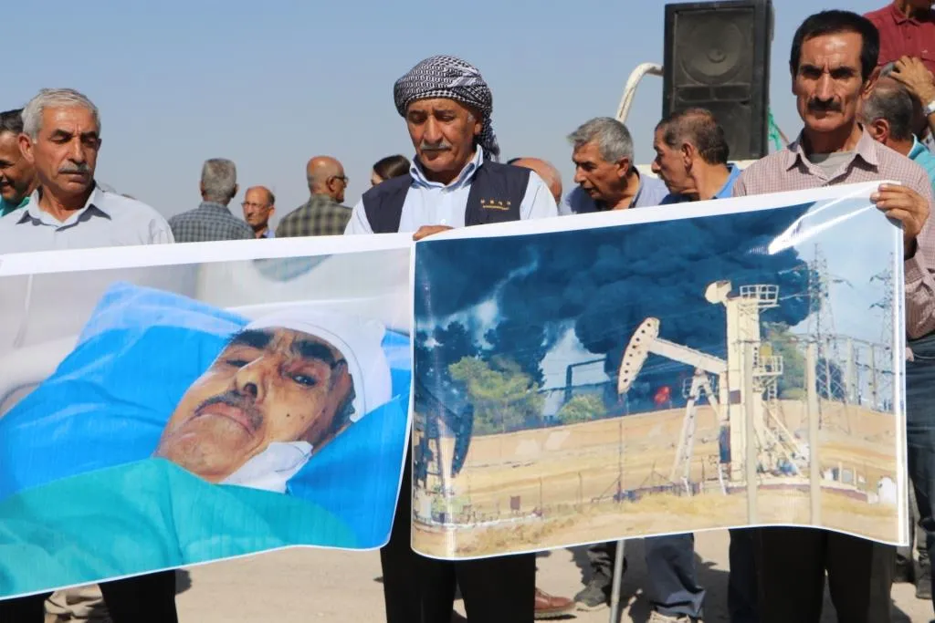 أهالي الجزيرة يتوجّهون إلى مقر التحالف الدولي