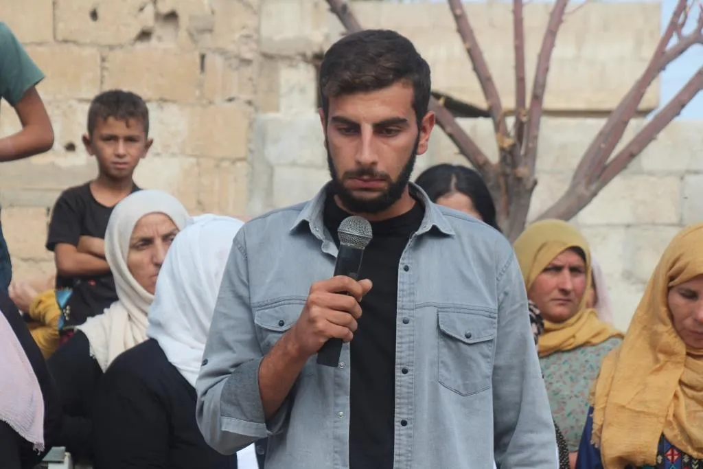 ​​​​​​​أهالي كوباني يؤدون واجب العزاء لذوي الشهيد باكوك كوباني