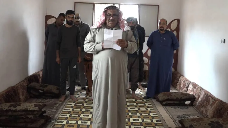 قبيلة البكارة –عشيرة البوبدران تؤكد دعمها لقسد والوقوف ضد إحداث الفوضى