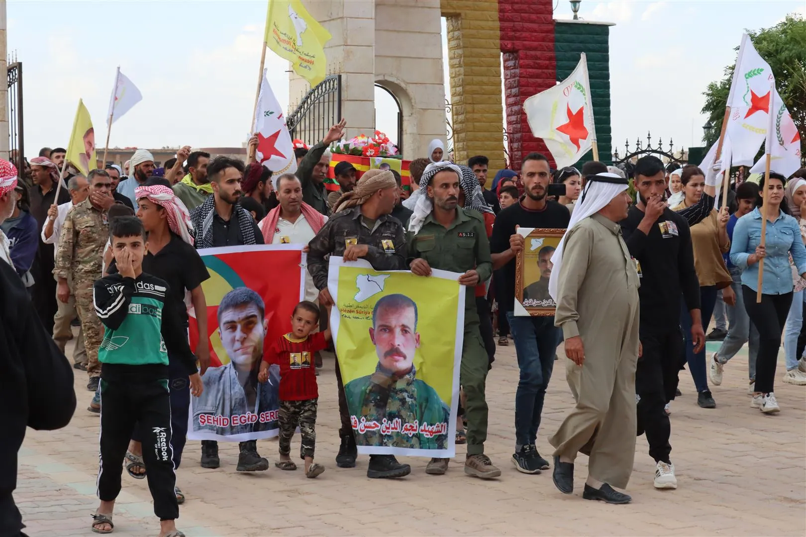 ​​​​​​​إعلان سجل شهيد وتشييع جثمان شهيد في الحسكة