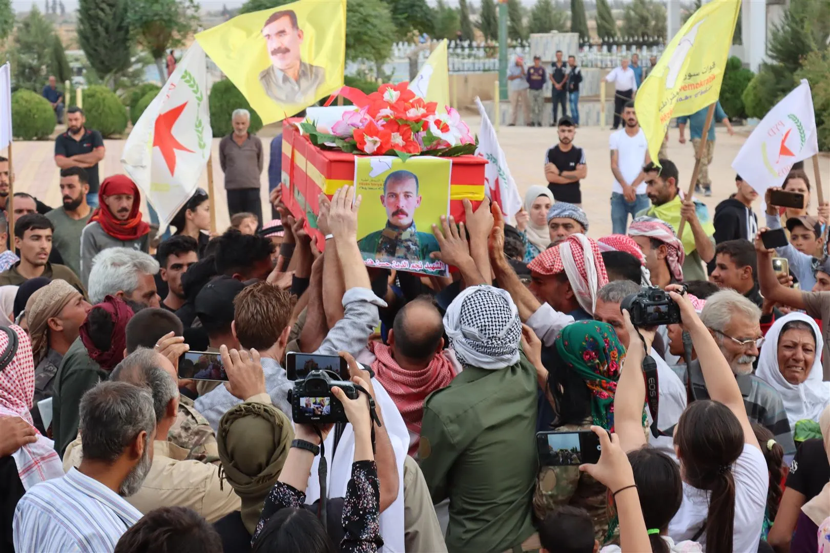 ​​​​​​​إعلان سجل شهيد وتشييع جثمان شهيد في الحسكة