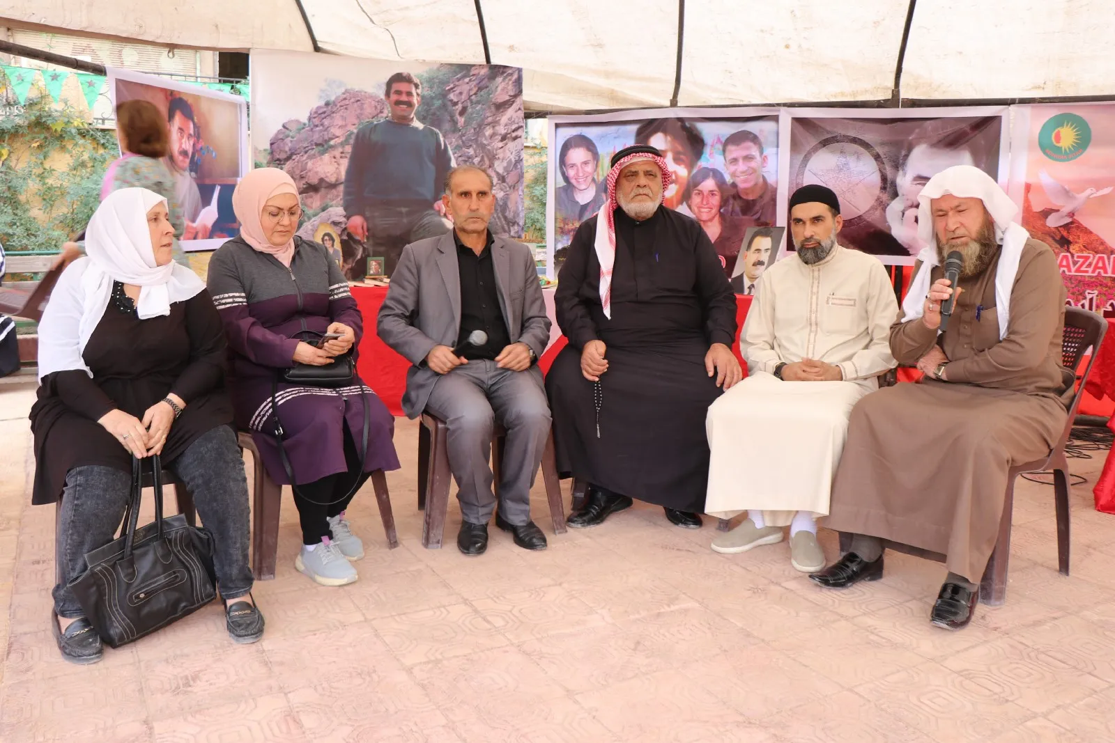 انتهاء خيمة الاعتصام بالإدلاء ببيان ختامي ومخرجات تطالب بحرية القائد عبدالله أوجلان
