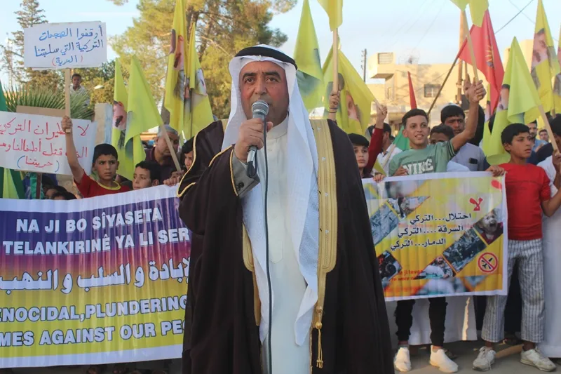 أهالي تل كوجر والدرباسية وكركي لكي يؤكدون على خيار المقاومة في وجه الهجمات