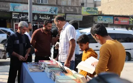 خيمة اعتصام في منبج تضامناً مع الحملة العالمية لأجل القائد عبد الله أوجلان