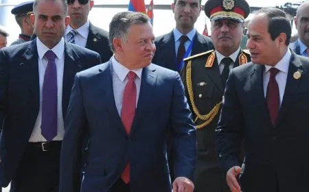 قمة مصرية أردنية لبحث حرب إسرائيل وغزة
