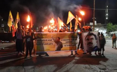 تظاهرة شبابية في الطبقة تحت شعار "انصروا معركة الحرية"