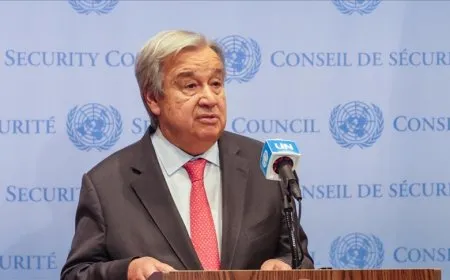 الأمين العام للأمم المتحدة يدعو إلى وقف إطلاق نار إنساني في غزة