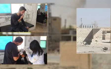 إصابة مواطن بجروح في القصف التركي على عين عيسى