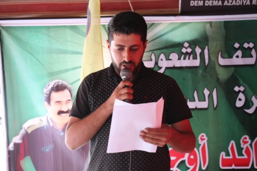 خيمة اعتصام في منبج تضامناً مع الحملة العالمية لأجل القائد عبد الله أوجلان