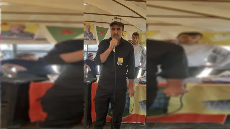 أهالي تل كوجر يقدّمون واجب العزاء لذوي الشهيد متين القلعة