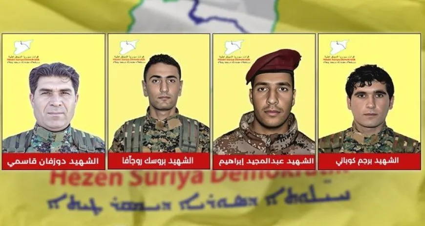 استشهاد 4 مقاتلين في قوات سوريا الديمقراطية
