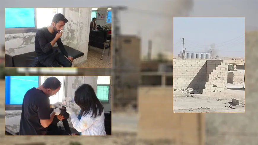 إصابة مواطن بجروح في القصف التركي على عين عيسى