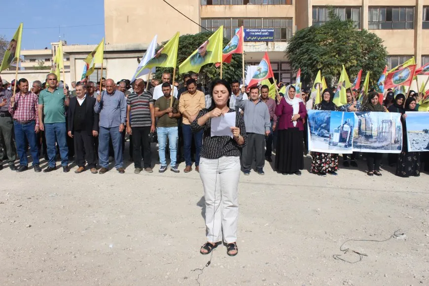 احتجاجات في شمال وشرق سوريا تنديداً بهجمات الاحتلال التركي