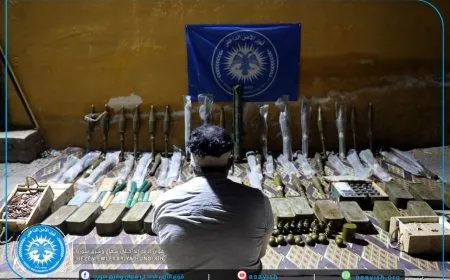 إلقاء القبض على مرتزق وضبط كميات كبيرة من السلاح بريف دير الزور