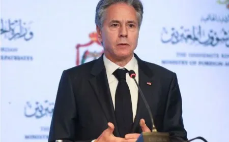 بلينكن عقب اجتماع عمان: وقف إطلاق النار في غزة سيمكن حماس من إعادة تنظيم صفوفها