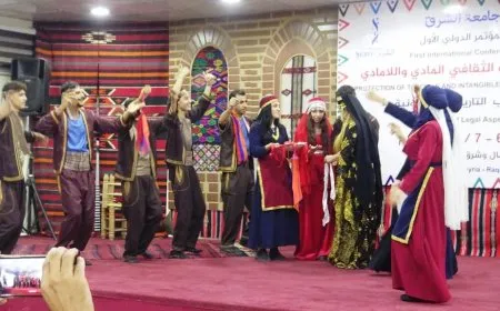 المؤتمر الدولي لحماية التراث الثقافي يختتم يومه الثاني بطقوس حنة العروس والدبكات الشعبية
