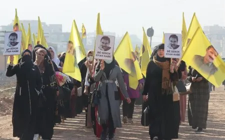 انضمام أهالي ناحيتي مركدة والشدادي لفعالية اعتصام الحسكة