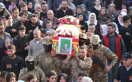 تشييع جثمان شهيد والإعلان عن سجل شهيدين من الكريلا في حلب