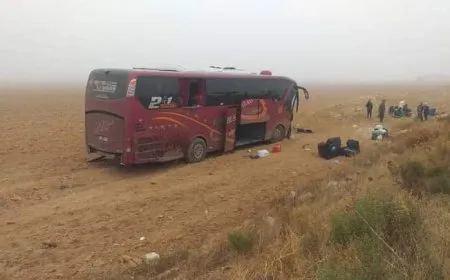 حادث سير على طريق حمص ـ السلمية يودي بحياة 7 أشخاص