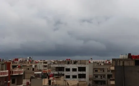 توقعات بهطولات مطرية مصحوبة بالرعد في قامشلو والحسكة