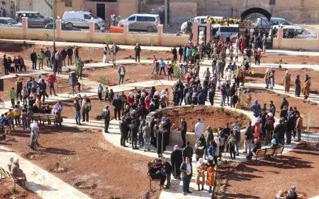 افتتاح " حديقة الجزيرة" في منبج