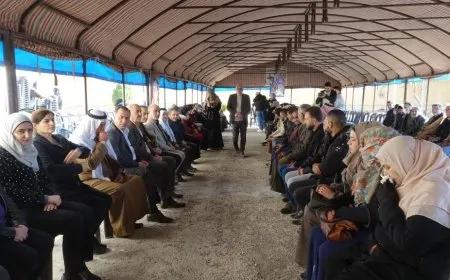 تقديم واجب العزاء لذوي الرئيسة المشتركة الأولى لمجلس الرقة المدني