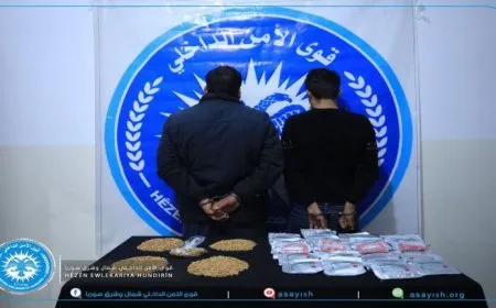 الأمن الداخلي تلقي القبض على مروجيْن للمخدرات في الطبقة