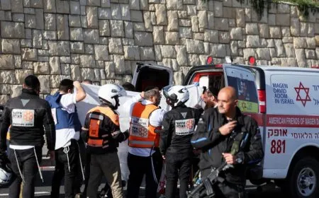 مقتل وإصابة 10 أشخاص بهجوم مسلح في القدس