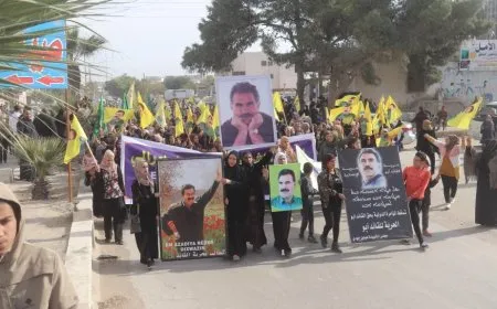 حناجر أهالي الرقة وحقوقيين تصدح للحرية الجسدية للقائد عبد الله أوجلان