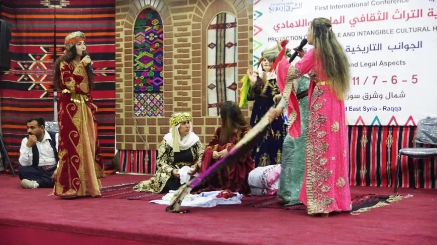 المؤتمر الدولي لحماية التراث الثقافي يختتم يومه الثاني بطقوس حنة العروس والدبكات الشعبية