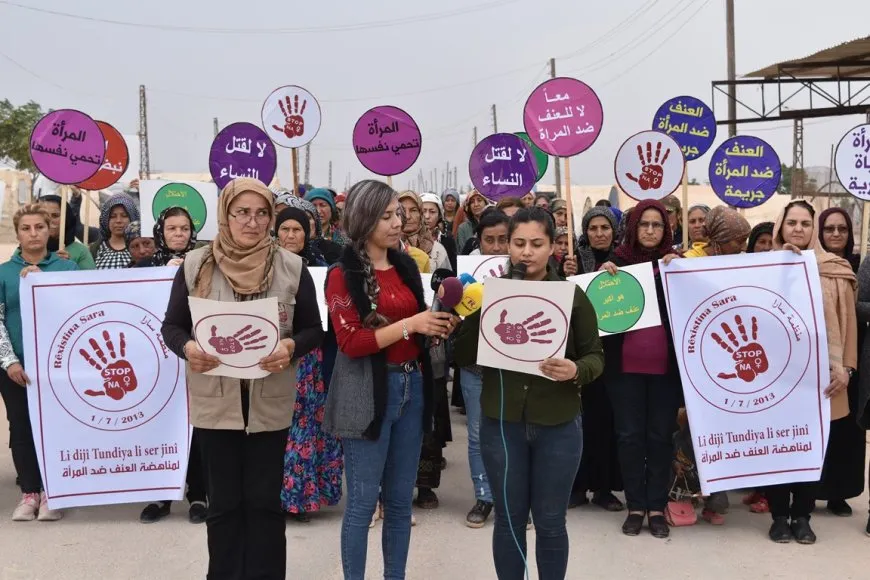 تنديداً بالعنف الممارس ضد المرأة فعاليات متنوعة في شمال وشرق سوريا