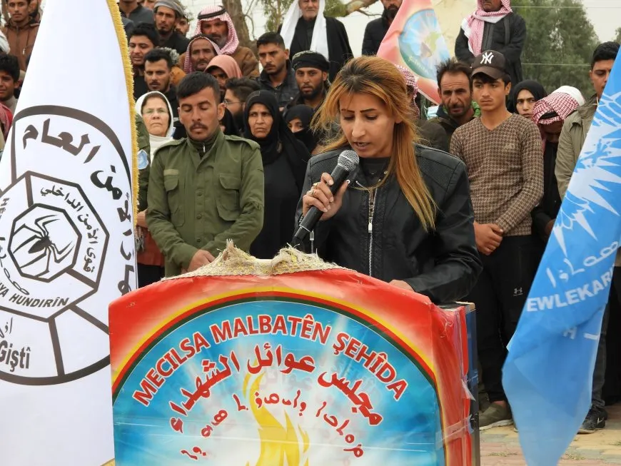 تشييع جثمان الشهيد خالد المغير إلى مثواه الأخير في الطبقة 