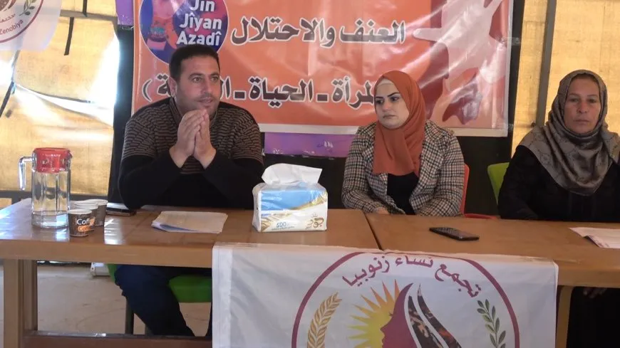 مئات النساء في شمال وشرق سوريا ينضممن إلى فعاليات حملة 25 تشرين الثاني