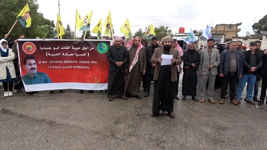 أهالي دير الزور يطالبون بالحرية الجسدية للقائد عبد الله أوجلان