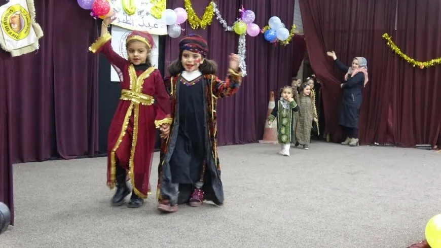 أطفال مدينة الرقة يحتفلون بيوم الطفل العالمي