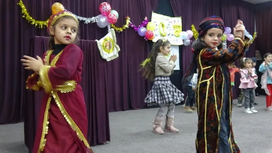 أطفال مدينة الرقة يحتفلون بيوم الطفل العالمي