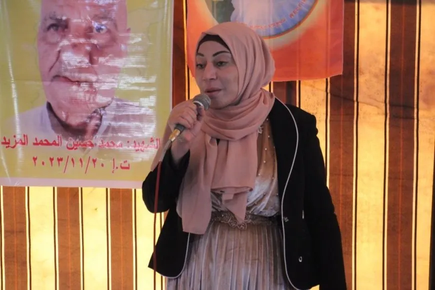 أهالي منبج يقدّمون واجب العزاء لذوي الشهيد محمد المزيد