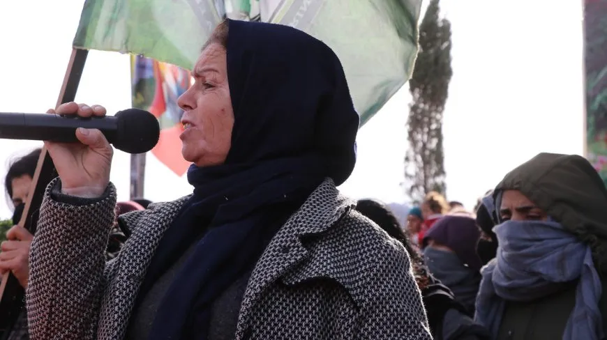 جثمان الشهيدة برفين عفرين يوارى الثرى  في الشهباء