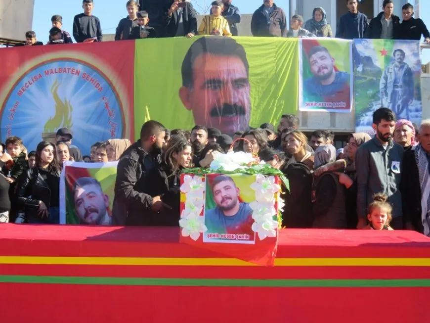 مراسم تشييع الشهيد حسن شاهين في ديرك