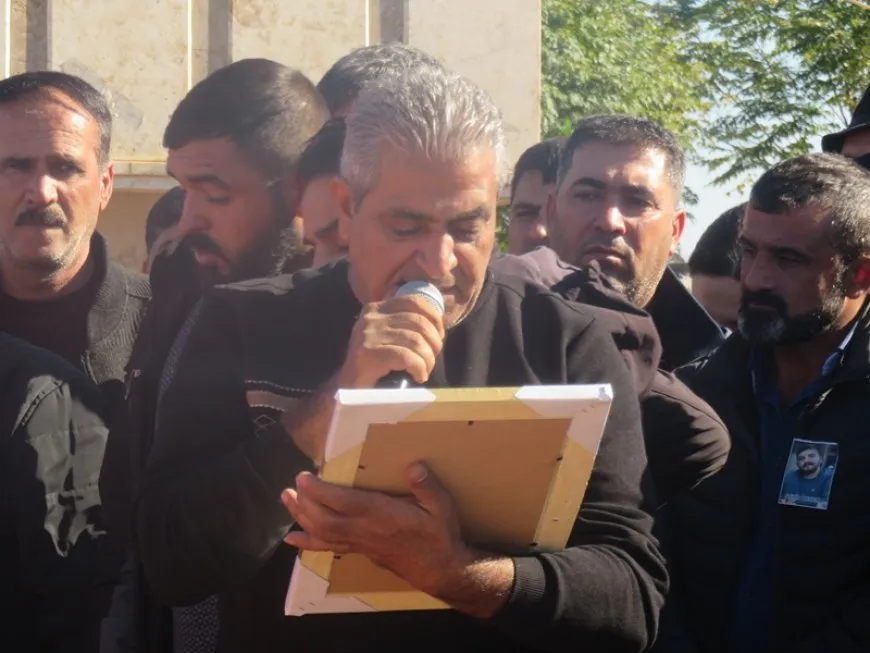 مراسم تشييع الشهيد حسن شاهين في ديرك