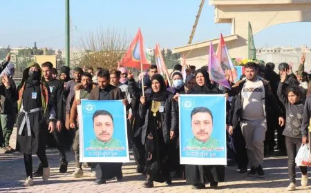 جثمان الشهيد فرج الناصر يوارى الثرى في منبج