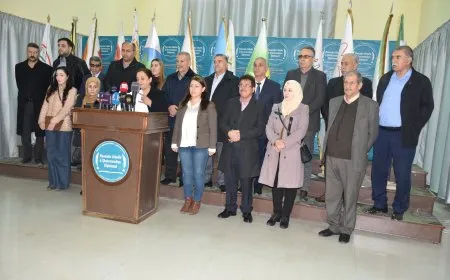 عشرات الأحزاب والتنظيمات السياسية تندد بحرب الإبادة التركية على إقليم شمال وشرق سوريا