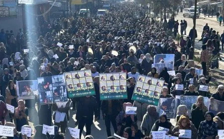 الآلاف في الحسكة يطالبون بفرض حظر جوي على المنطقة